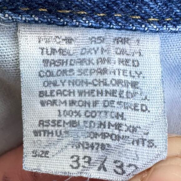 Vintage 90's LEE Straight Leg Medium Wash Jeans - Picture 5 of 5